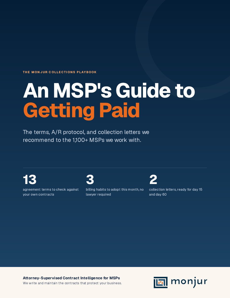 Cover of An MSP's Guide to Getting Paid